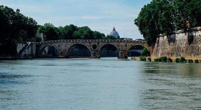 Geography Trivia Question: The river Tiber flows into what arm of the Mediterranean?