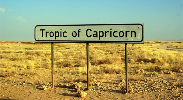 Geography Trivia Question: The Tropic of Capricorn passes through how many countries?