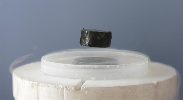 Scienza Domande: Quale effetto causa il sollevamento di un magnete sopra ad un superconduttore?