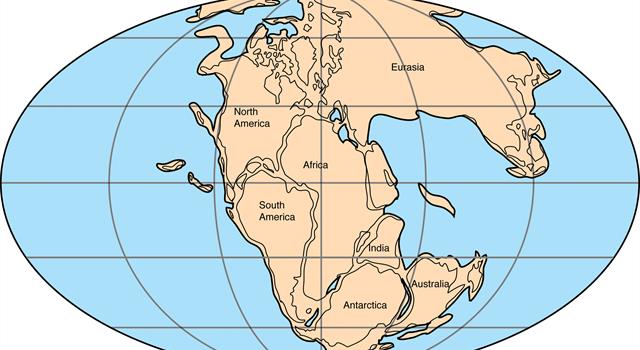 Science Trivia Question: What is the name of the vast global ocean that surrounded the supercontinent during the late Paleozoic and early Mesozoic years?