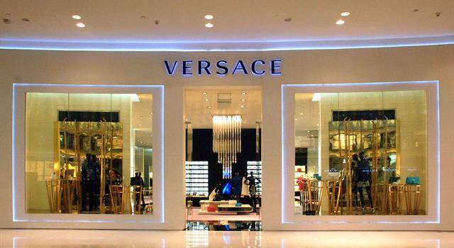 Culture Trivia Question: Which of these is a logo of the fashion house Versace?