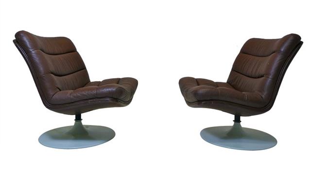 History Trivia Question: Who invented the swivel chair?