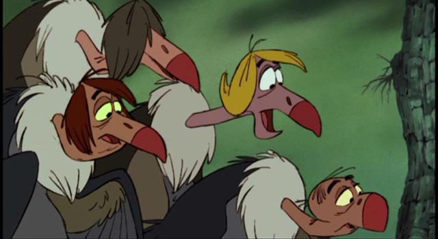 Movies & TV Trivia Question: In the animated film "Jungle Book", what were the names of the four vultures?