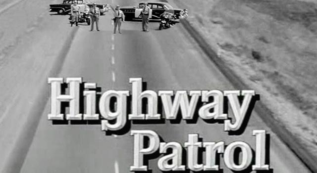 Movies & TV Trivia Question: Who was the star of the television series 'Highway Patrol'?