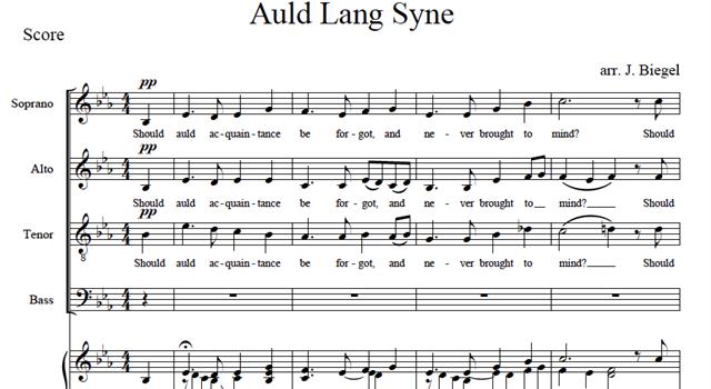 Culture Trivia Question: Who wrote the song ‘Auld Lang Syne’?