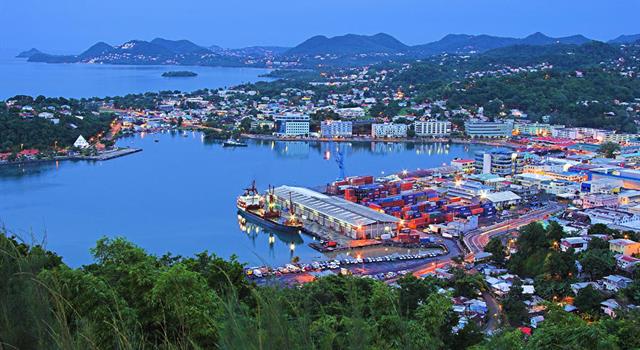 Geography Trivia Question: Castries is the capital of which Caribbean country?