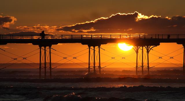 History Trivia Question: In what seaside resort will you find the longest wooden pier in Europe?