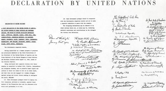 History Trivia Question: In which city was the United Nations charter signed in 1945?
