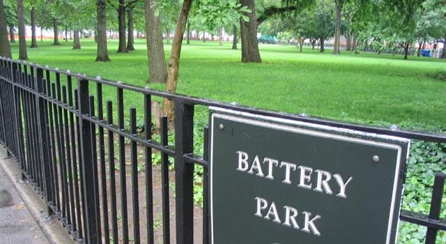 Geography Trivia Question: On which Island of New York City is The Battery?
