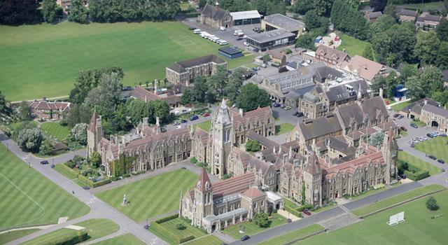 History Trivia Question: The famous Charterhouse School is located in which English county?