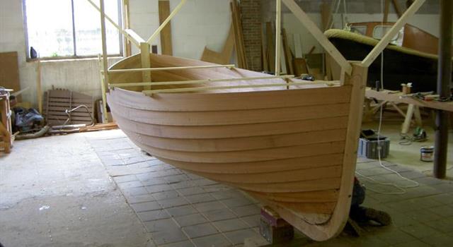 History Trivia Question: What term is used to describe a boats hull that is constructed using overlapping planks?