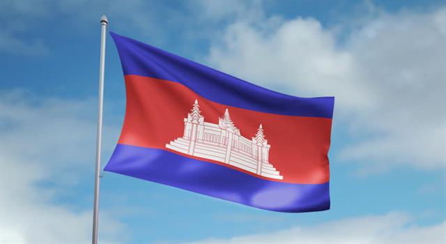 History Trivia Question: When was the present Cambodia flag originally adopted?