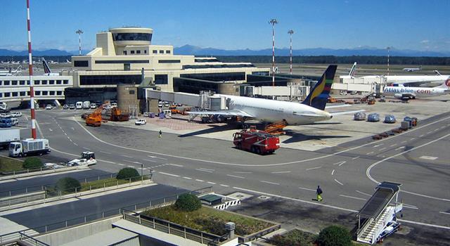 Geography Trivia Question: Which Italian city is served by Malpensa Airport?