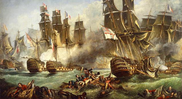 History Trivia Question: Who was Nelson's second-in-command at the Battle of Trafalgar?