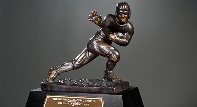 Sport Trivia Question: Including 2017, who was the last college football player to win the Heisman Trophy and the National Championship in the same season?