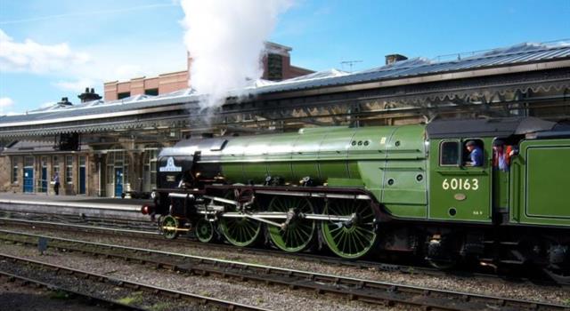 History Trivia Question: Which steam locomotive was the first to be recorded at 100 MPH?