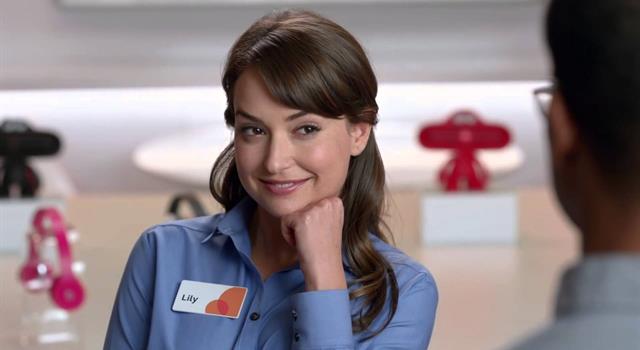 Movies & TV Trivia Question: Who portrays “Lily Adams” on a series of AT&T commercials run on US television starting in 2013?