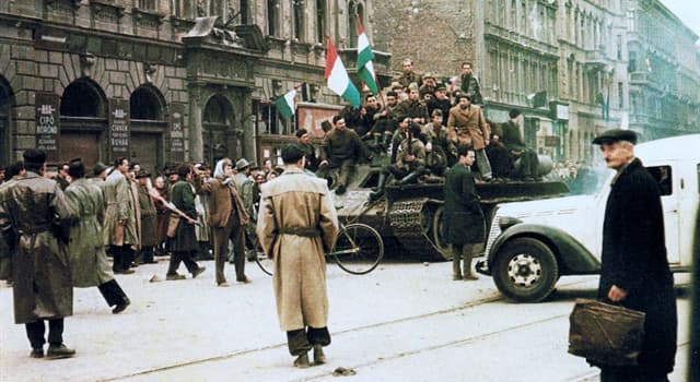 History Trivia Question: In which year did the Hungarian Revolution take place?