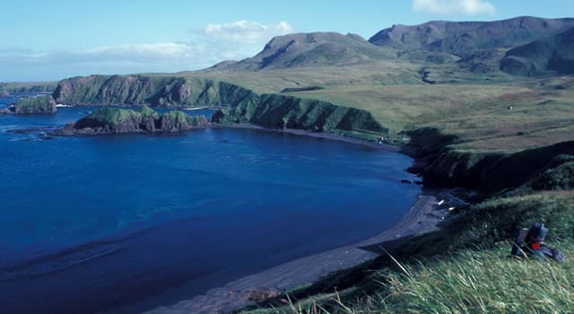 Geography Trivia Question: Which US state are the Aleutian Islands part of?