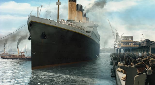 History Trivia Question: What was the estimated number of passengers and staff aboard the Titanic on its fatal voyage?