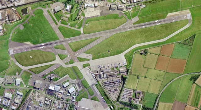 Geography Trivia Question: Where is Aberdeen's Airport located?