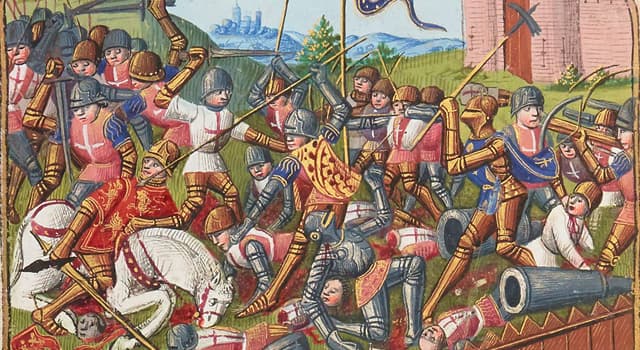 History Trivia Question: Which was a French victory during the Hundred Years War?