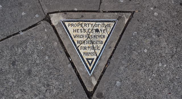 Geography Trivia Question: As of 2019, where in New York City was the Hess Triangle located?