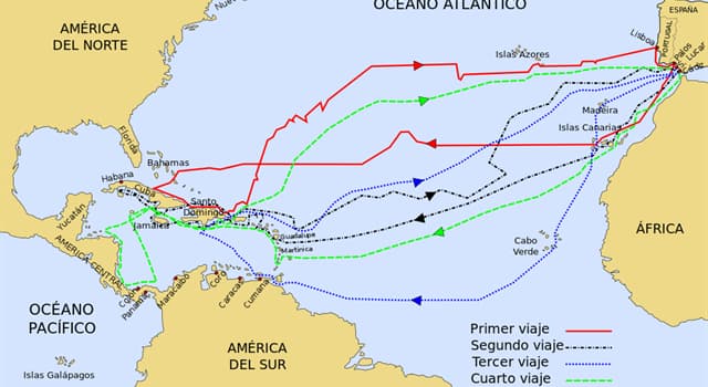 Naturaleza Pregunta Trivia: ¿En qué conjunto de islas hizo Cristóbal Colón escala en la ida de todos sus viajes antes de continuar viaje e internarse en el Océano Atlántico?