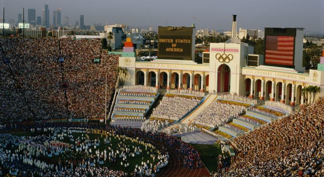 Sport Trivia Question: How many countries participated in Los Angeles Olympics 1984?