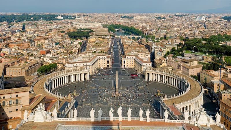 Geography Trivia Question: The Vatican City State is surrounded by which city?