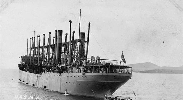 History Trivia Question: USS Jupiter served the United States Navy from 1913 until 1920 when she was converted to another type ship and given a new name. What was it?