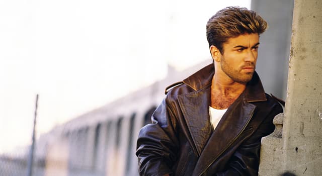 Movies & TV Trivia Question: What instrument did George Michael play in the video to his 1987 hit 'Faith'?