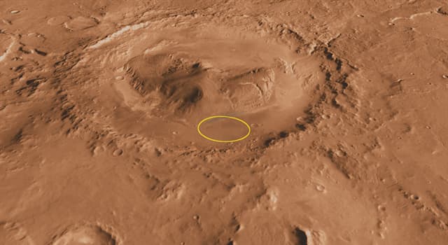 과학 상식 퀴즈: 게일 크레이터는 어느 행성에 있는 분화구일까요?