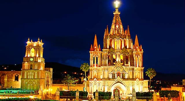 Cultura Pregunta Trivia: ¿En qué parte de México se encuentra la parroquia de la imagen?
