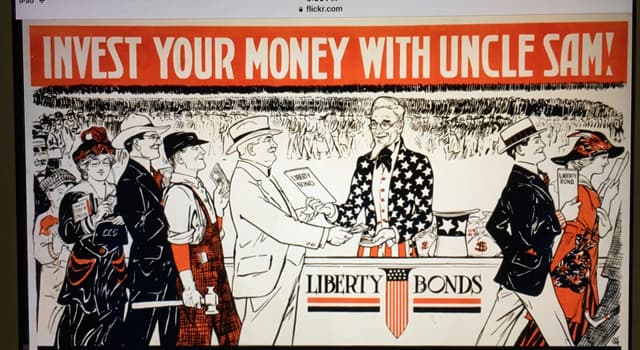 History Trivia Question: Why did the US government originally sell Liberty Bonds to American citizens?