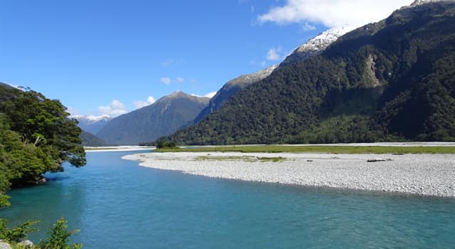 Geography Trivia Question: In which country would you find the Haast River?