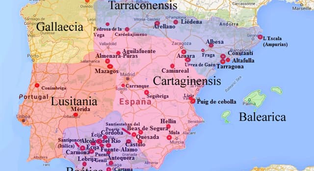 Geografía Pregunta Trivia: ¿Cuál de las siguientes ciudades de España lleva el nombre de un emperador romano?