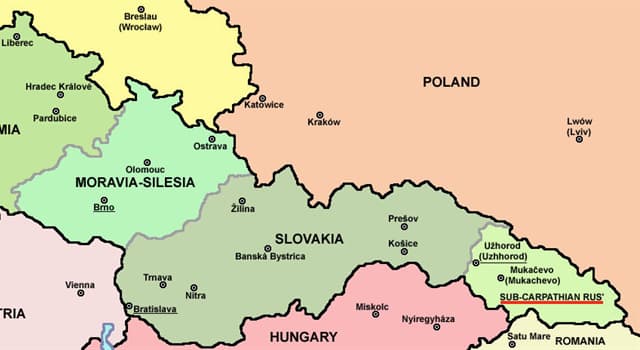 Historia Pregunta Trivia: ¿Durante cuánto tiempo existió la República de Rutenia o Cárpato-Ucrania?