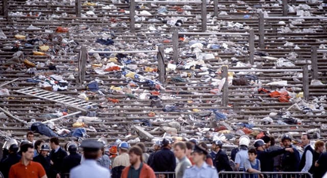 History Trivia Question: In which year was the Heysel Stadium disaster in Brussels, Belgium?