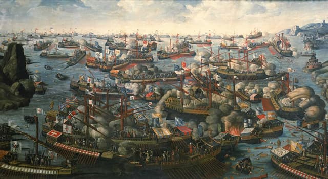 History Trivia Question: Which two opposing navies fought each other in the Battle of Ponza in 1552?