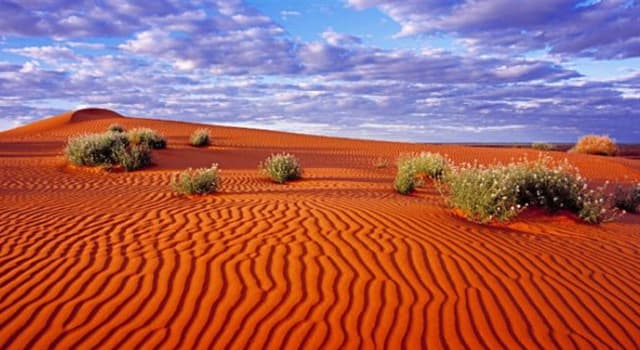 Geografía Pregunta Trivia: ¿Dónde se encuentra el desierto de Simpson?