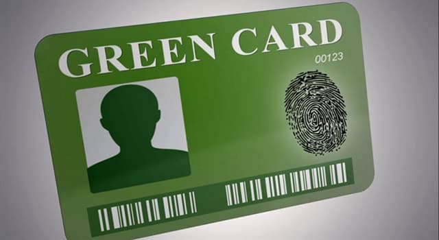 Society Trivia Question: In which year was the permanent residence (United States) green card restored back to being green colored?
