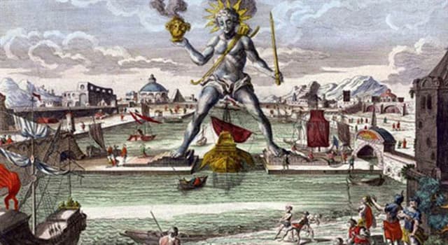 History Trivia Question: What caused the collapse of The Colossus of Rhodes in 224 AD?