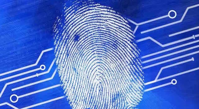 History Trivia Question: Where was fingerprinting invented?