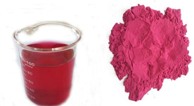 Scienza Domande: Cosa viene usato per creare il colorante additivo alimentare rosso E162?
