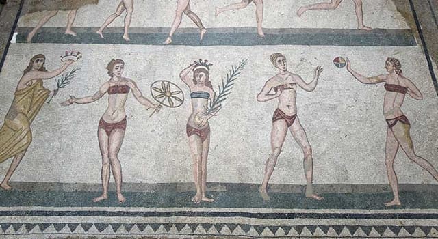 Historia Pregunta Trivia: ¿En qué ciudad europea se encuentra el mosaico romano de la imagen?