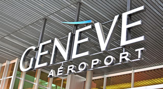Society Trivia Question: What is unusual about Geneva International Airport?
