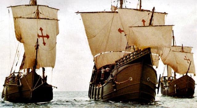 History Trivia Question: Which of the ships in Christopher Columbus' fleet for his maiden voyage was the largest?