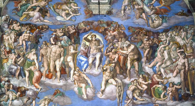 Культура Запитання-цікавинка: "Страшний суд" - це знаменита фреска, написана яким художником?
