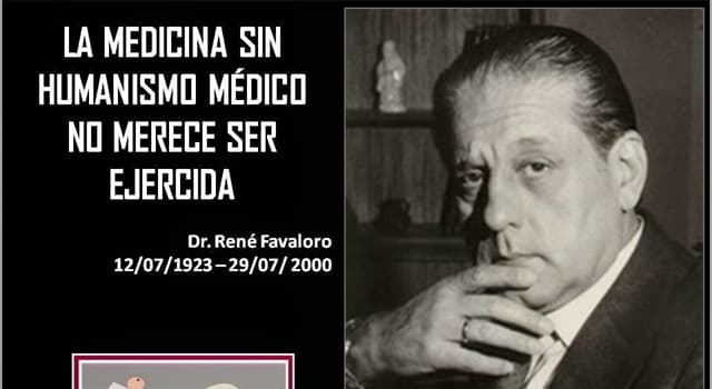 Сiencia Pregunta Trivia: ¿En qué especialidad sobresalió el médico argentino René Favaloro?
